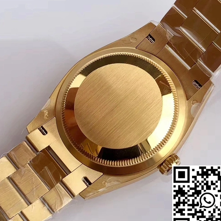 EW Rolex Factory M128238-0022 Day-Date Gray Dial Gold Yellow 0327